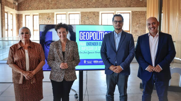 José Ignacio Torreblanca durante la jornada sobre geopolítica e industria celebrada en La Campaneta de Onda